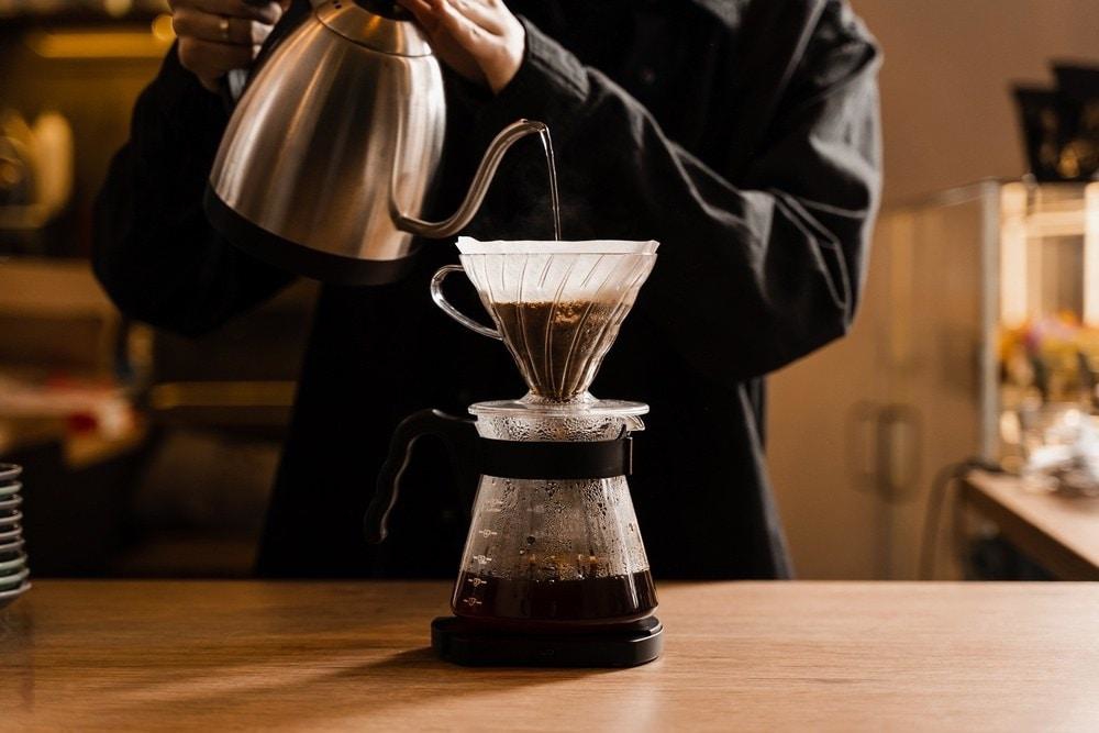 Pour-over brewing enhances the bright, fruity notes of arabica weasel coffee